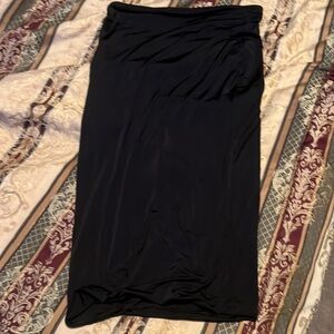 🔥JET BLACK FITTED BUSINESS WOMEN SKIRT EUC